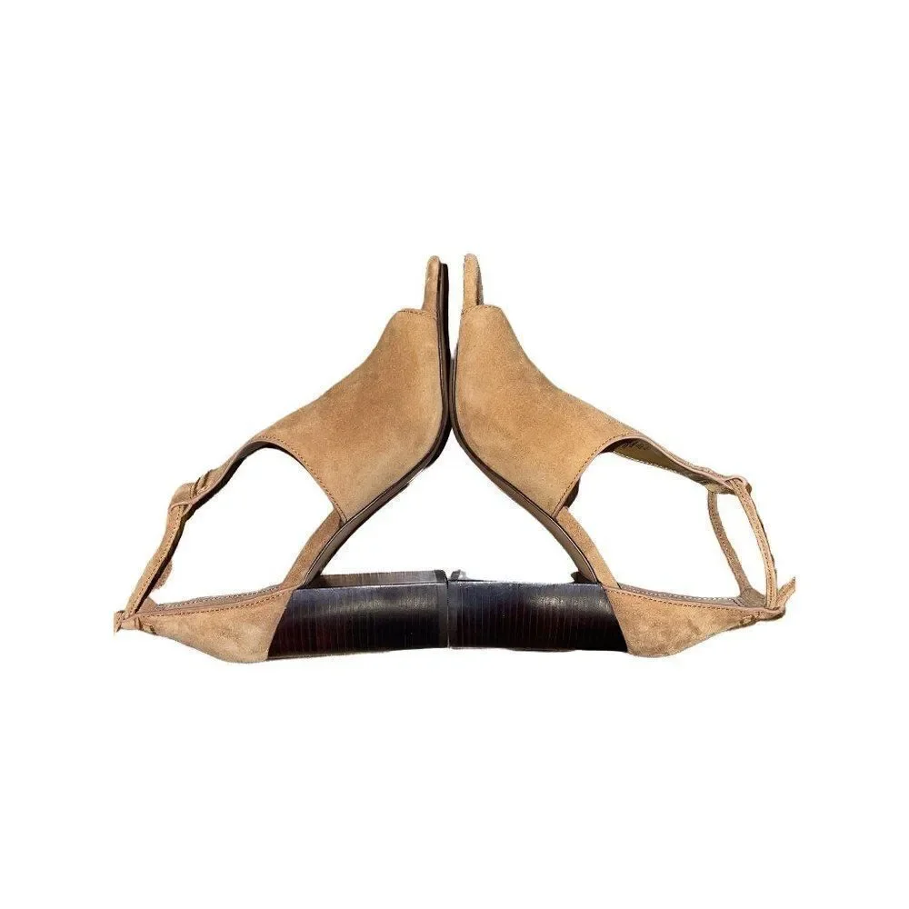 1. State Tilya Leather Block Heel Open Toe Sandals Size 7‎